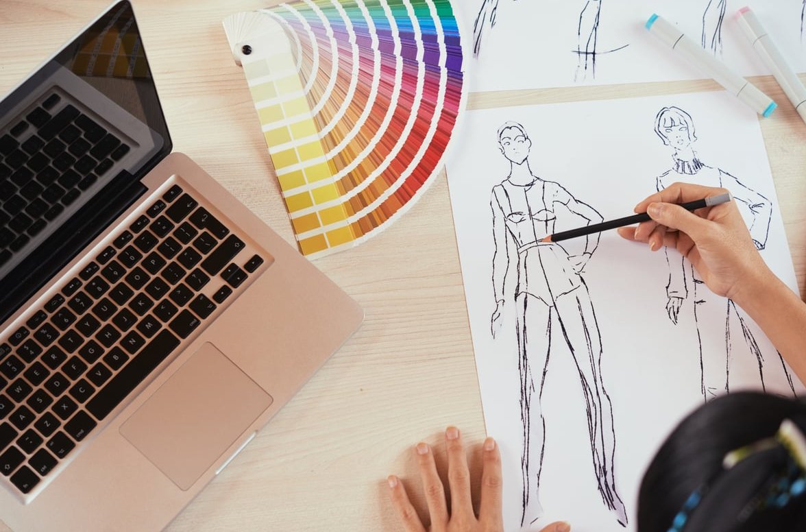 designer working notebook